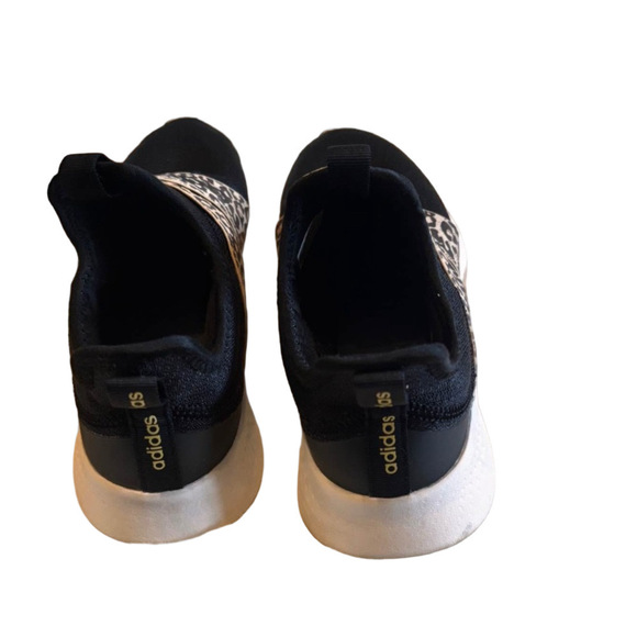 Adidas Puremotion Adapt Running Shoe - Black with Leopard Print | EUC | Sz 8 - Picture 3 of 6
